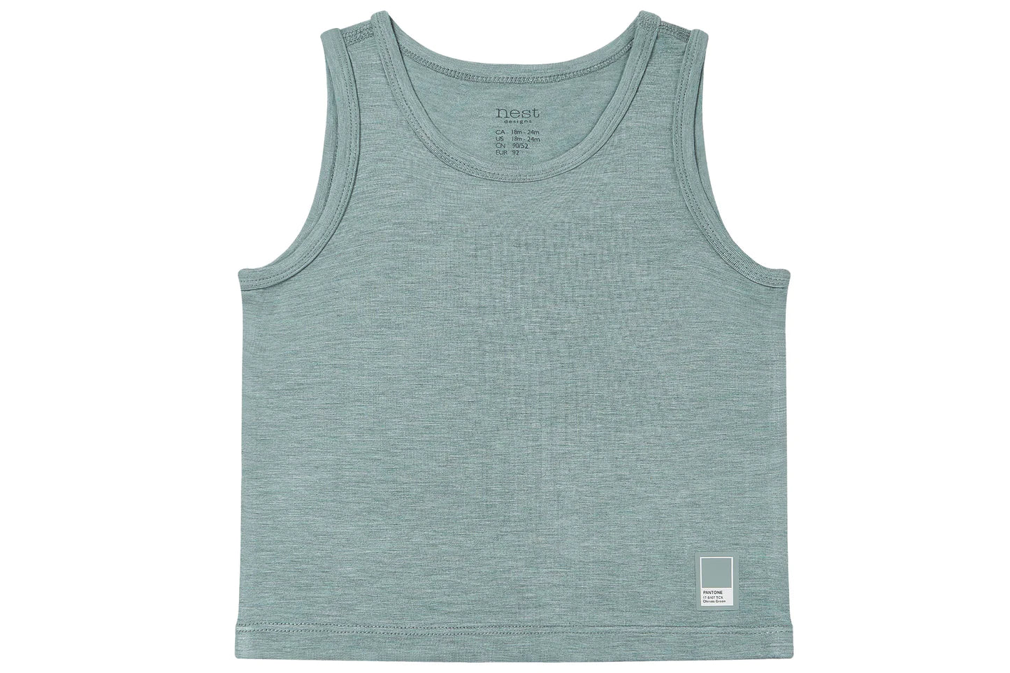 Tank Top (Bamboo Jersey) - Pantone Chinois Green