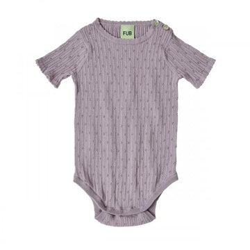 Baby Pointelle Body-heather