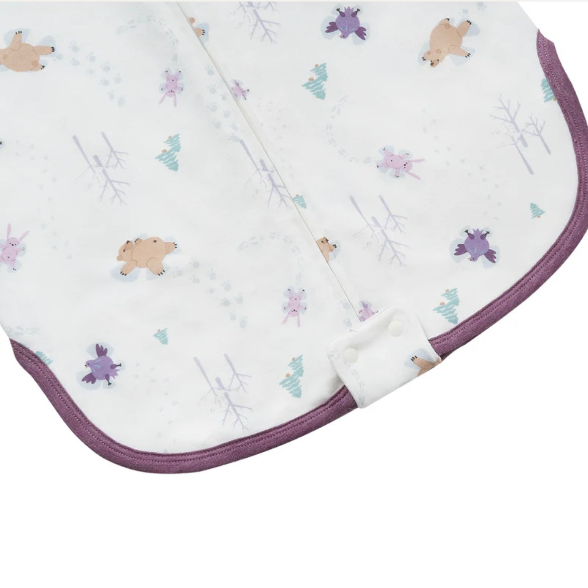 Nest Designs-0.5 TOG Swaddle Sleep Bag Snow Angels