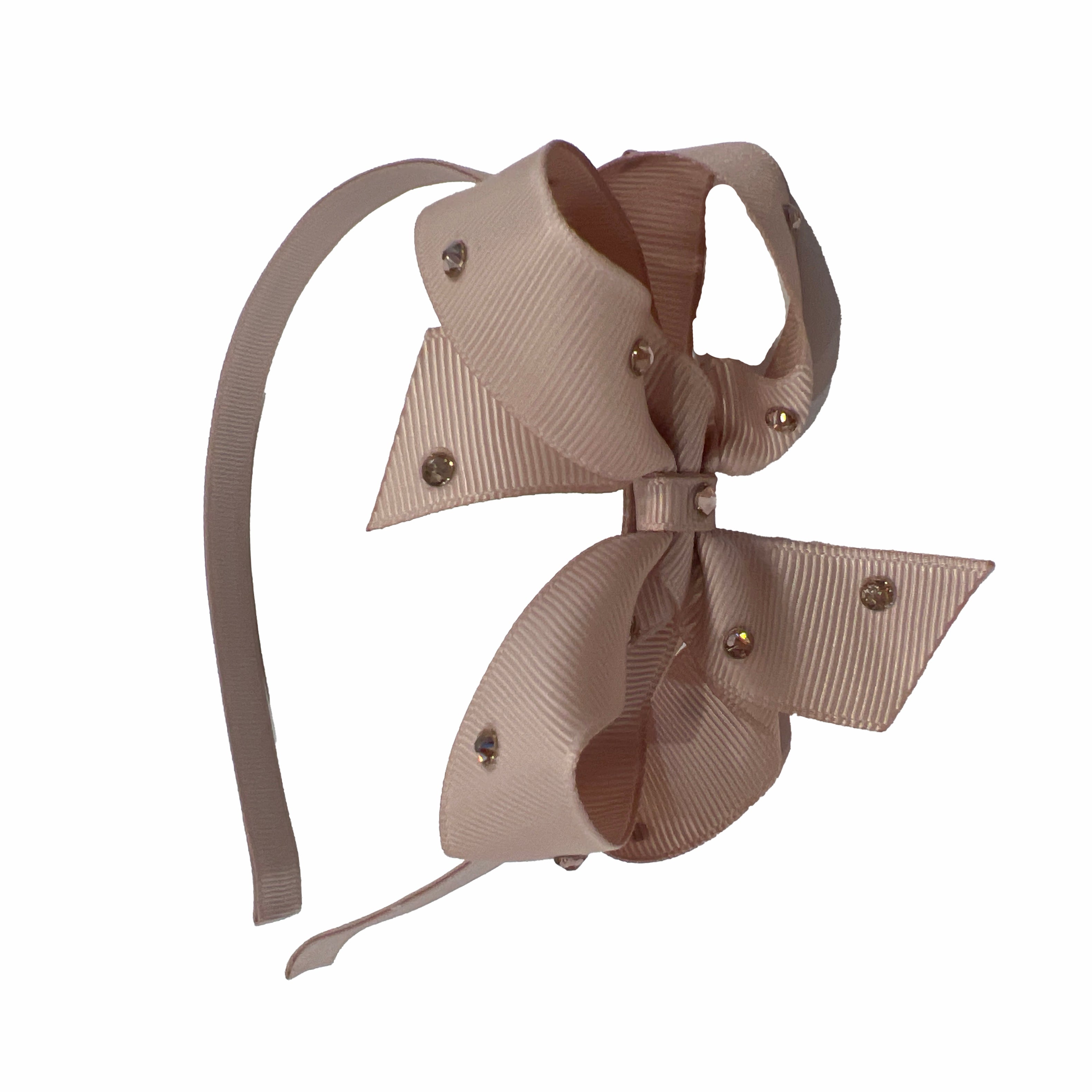 Olilia-Medium Classic Hard Headband-Vanilla