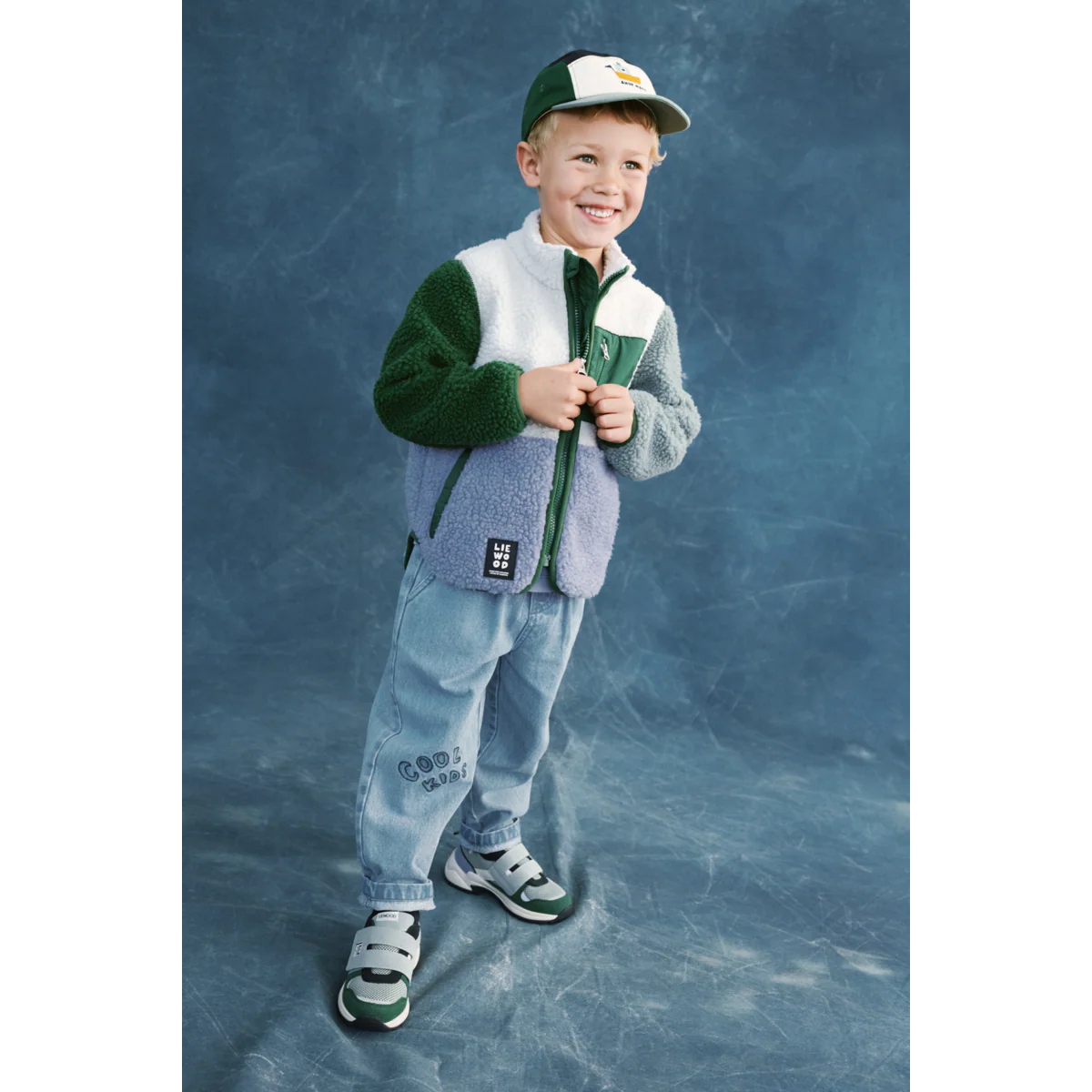 Liewood-Nolan Pile Jacket Dusty lavender multi mix