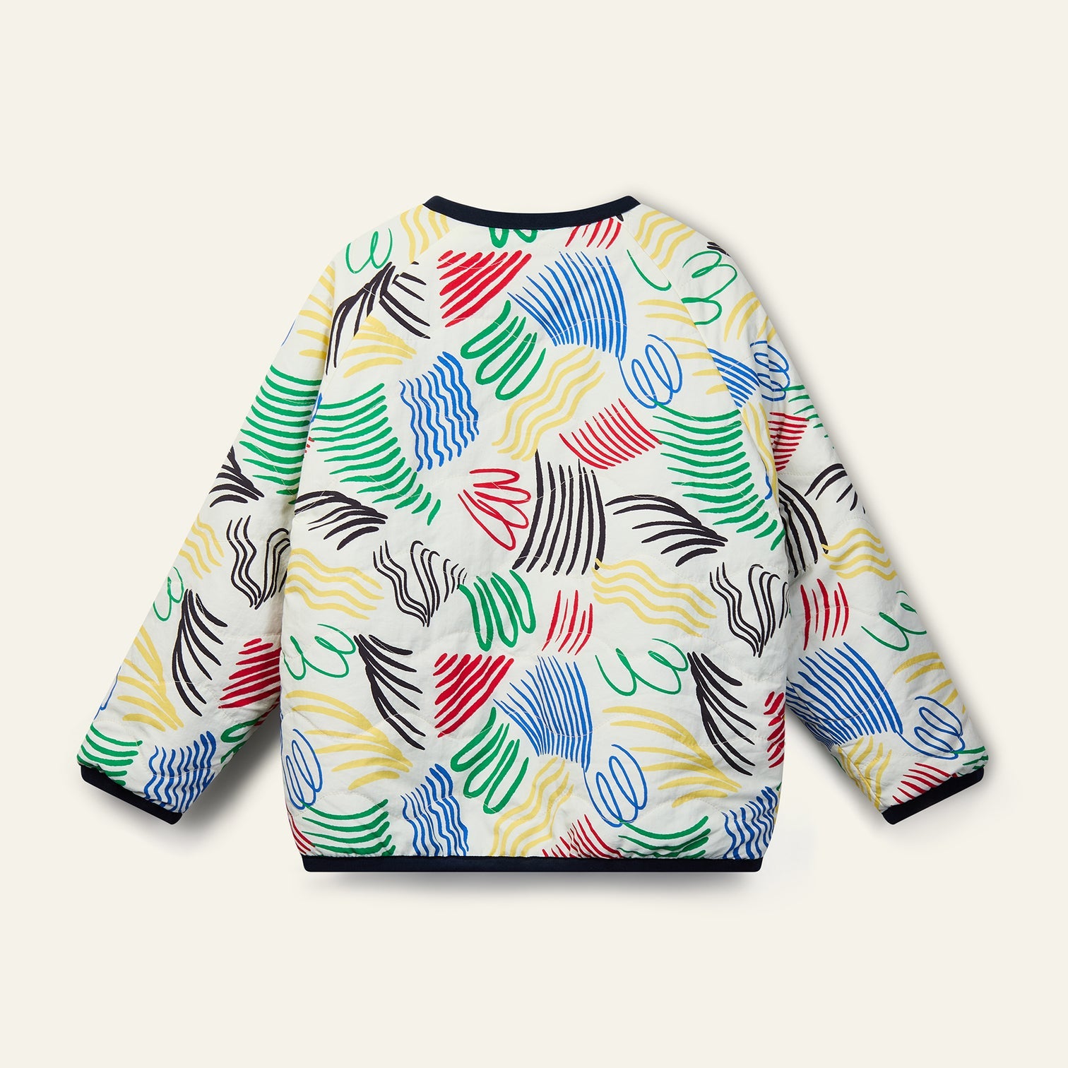 Wynken-Allegro Reversible Jacket Allegro Print Navy Green