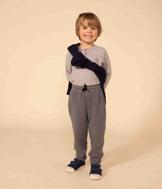 BOYS' QUILTED TUBE KNIT TROUSERS