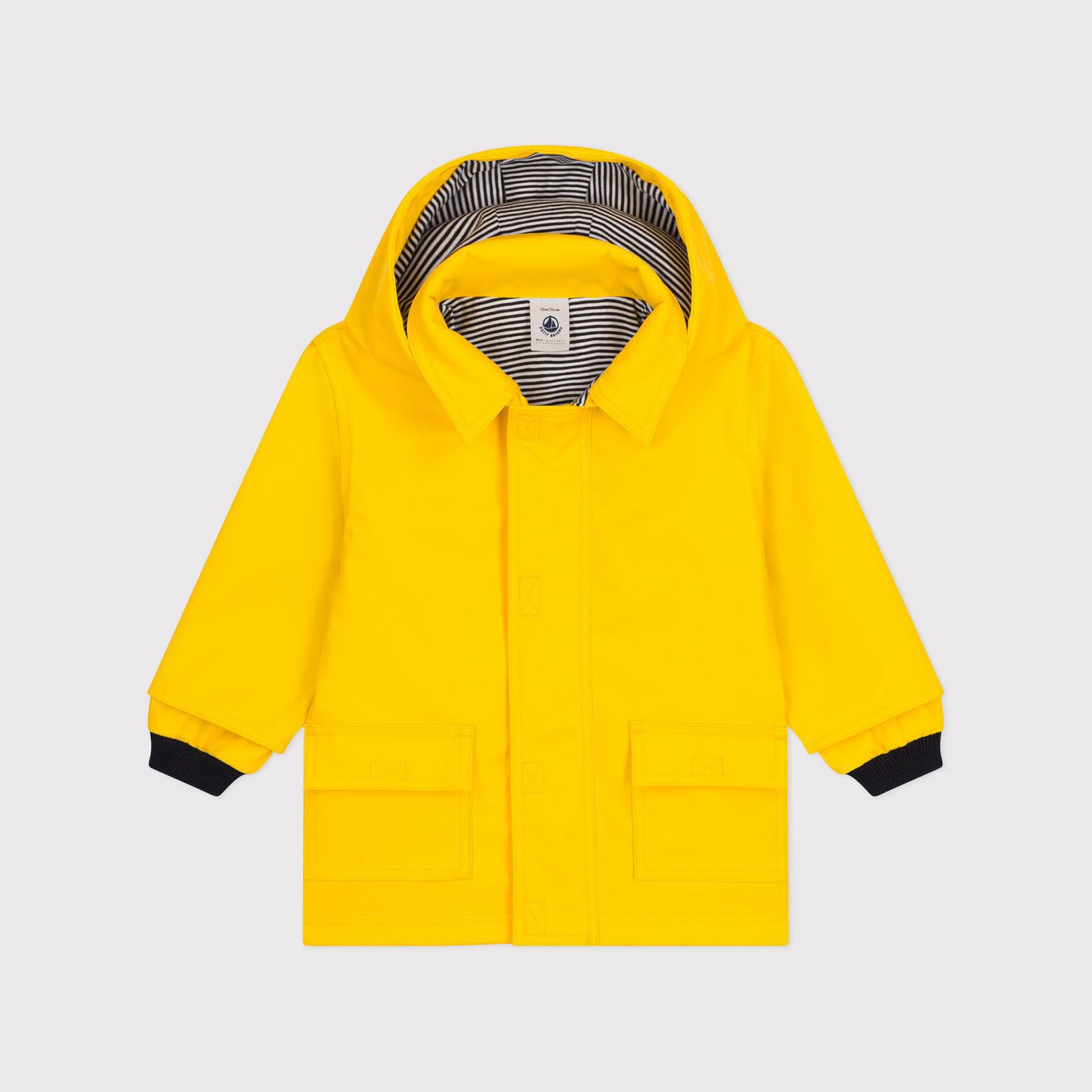 PETIT BATEAU-BABY HOODED RAINCOAT