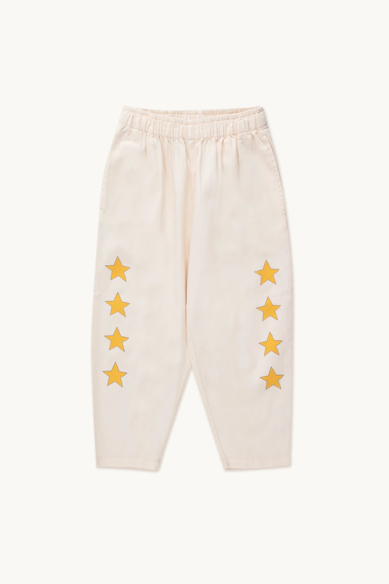 STARS BARREL PANT-light cream