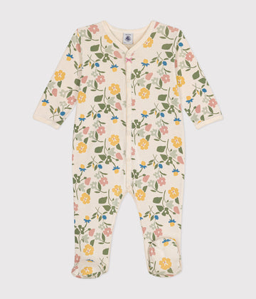 BABIES' FLORAL PRINT COTTON PYJAMAS