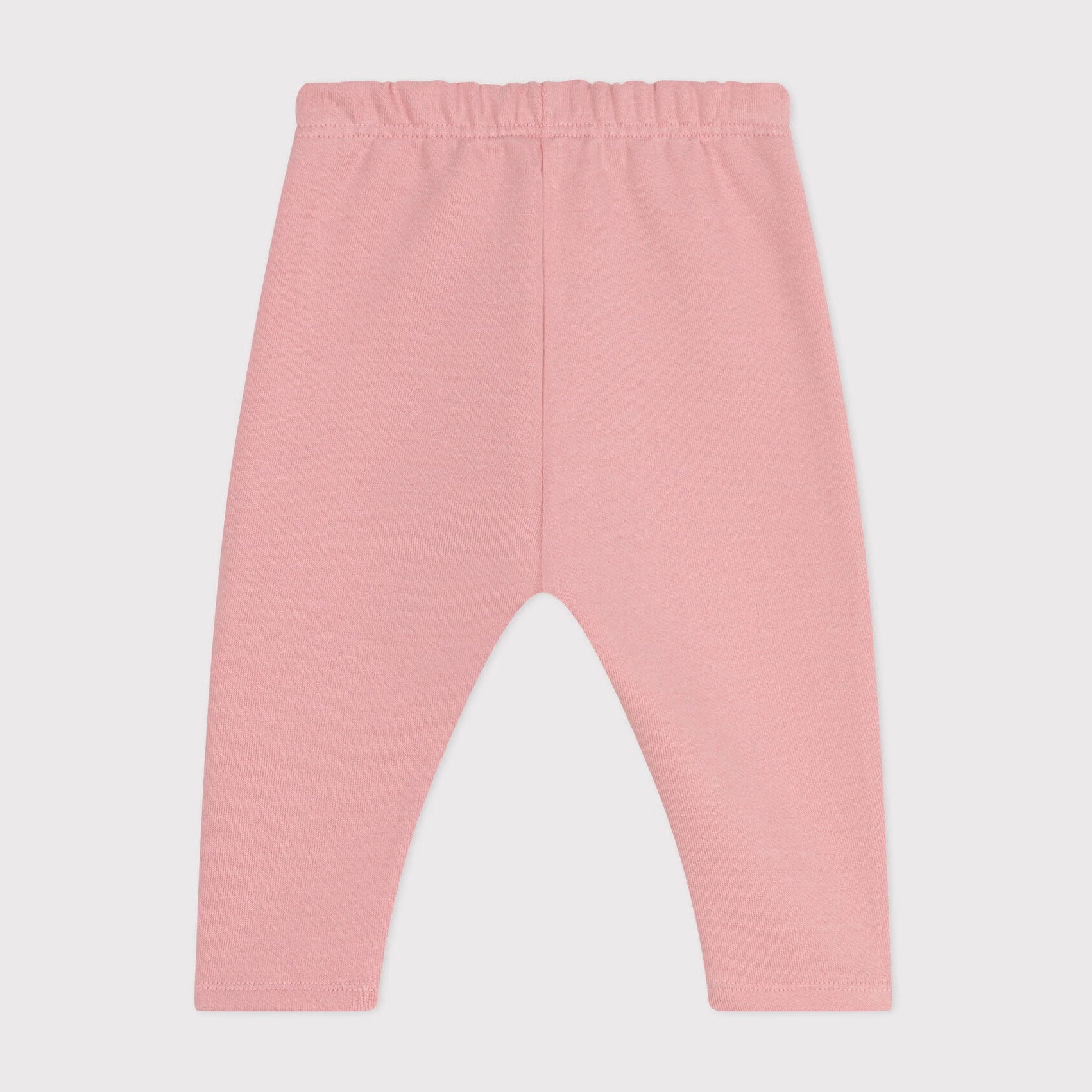 PETIT BATEAU-Baby jogging pants in plain cotton