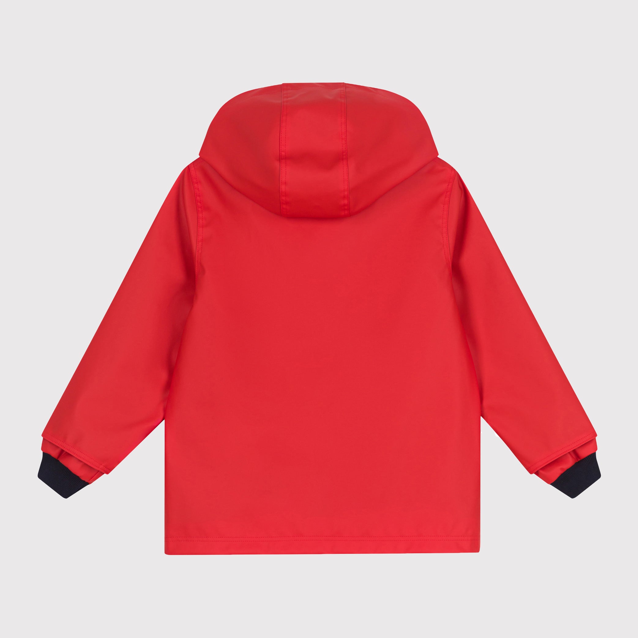 PETIT BATEAU-Kid Hooded Rain Jacket