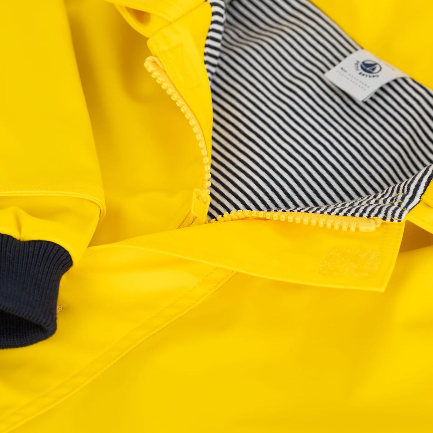 Petit Bateau-Boys iconic raincoat yellow