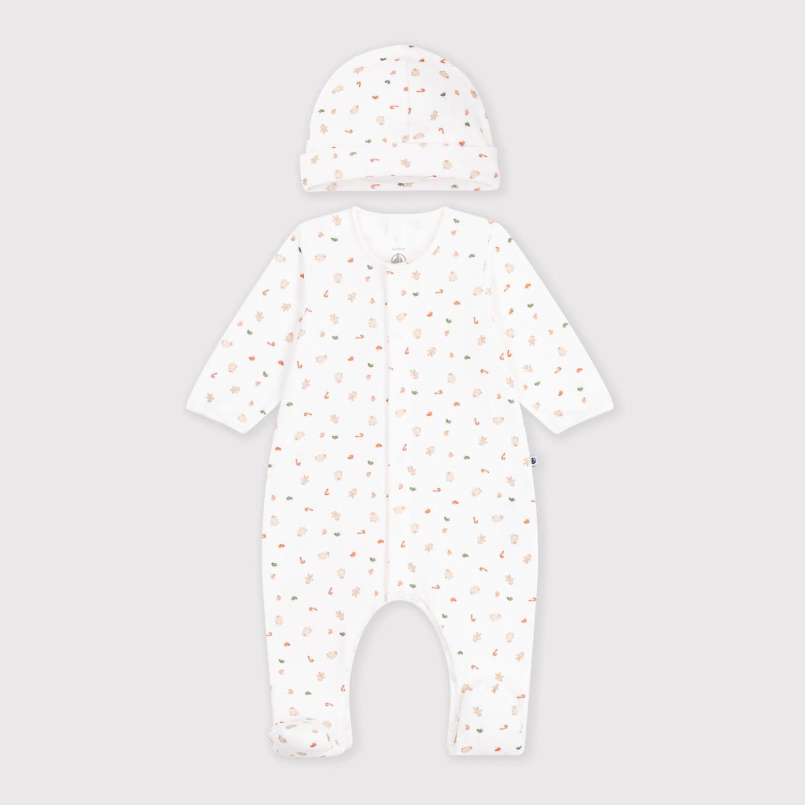 Petit Bateau-Newborn babies' printed cotton gift set