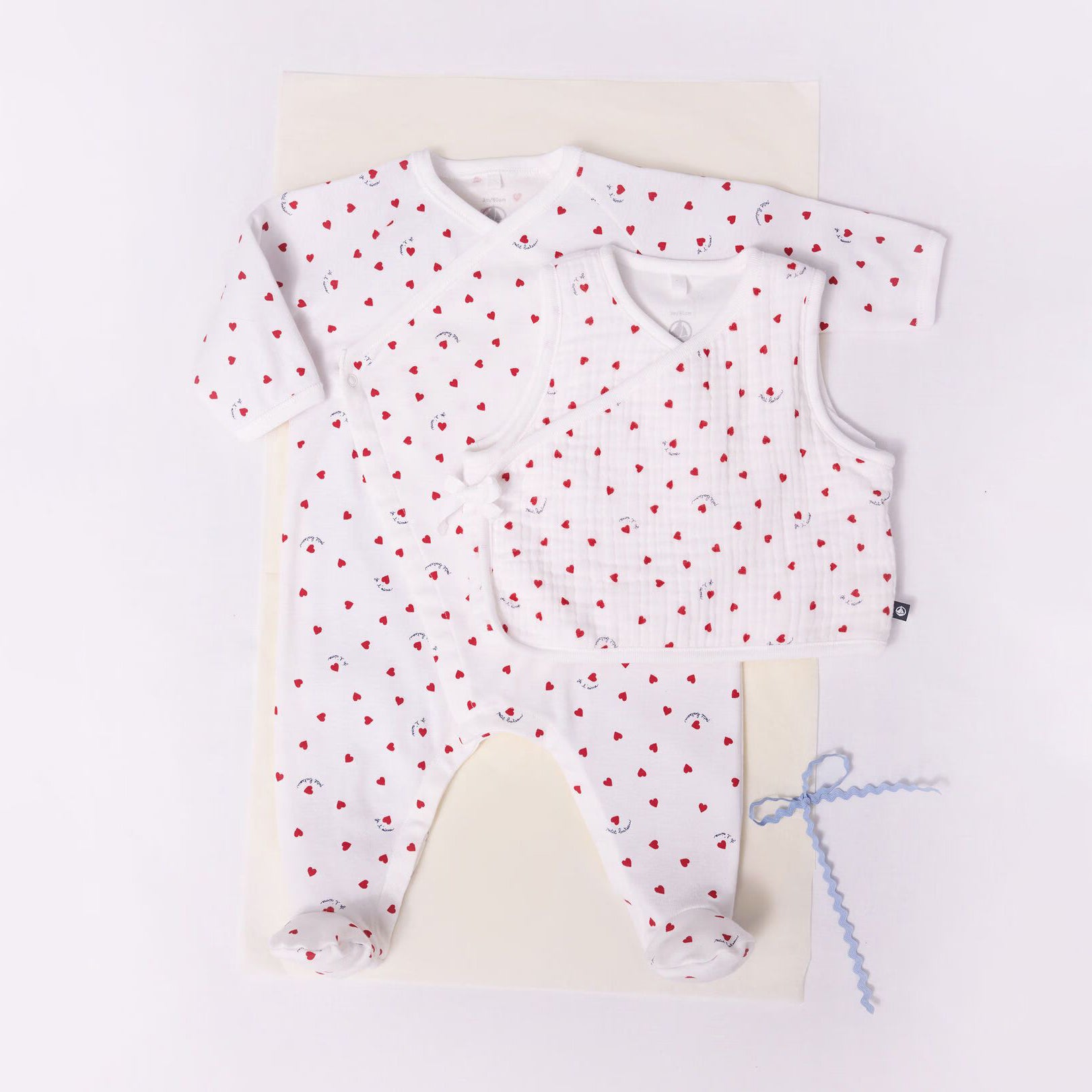 Petit Bateau-Babies' sleeveless cotton gauze cardigan