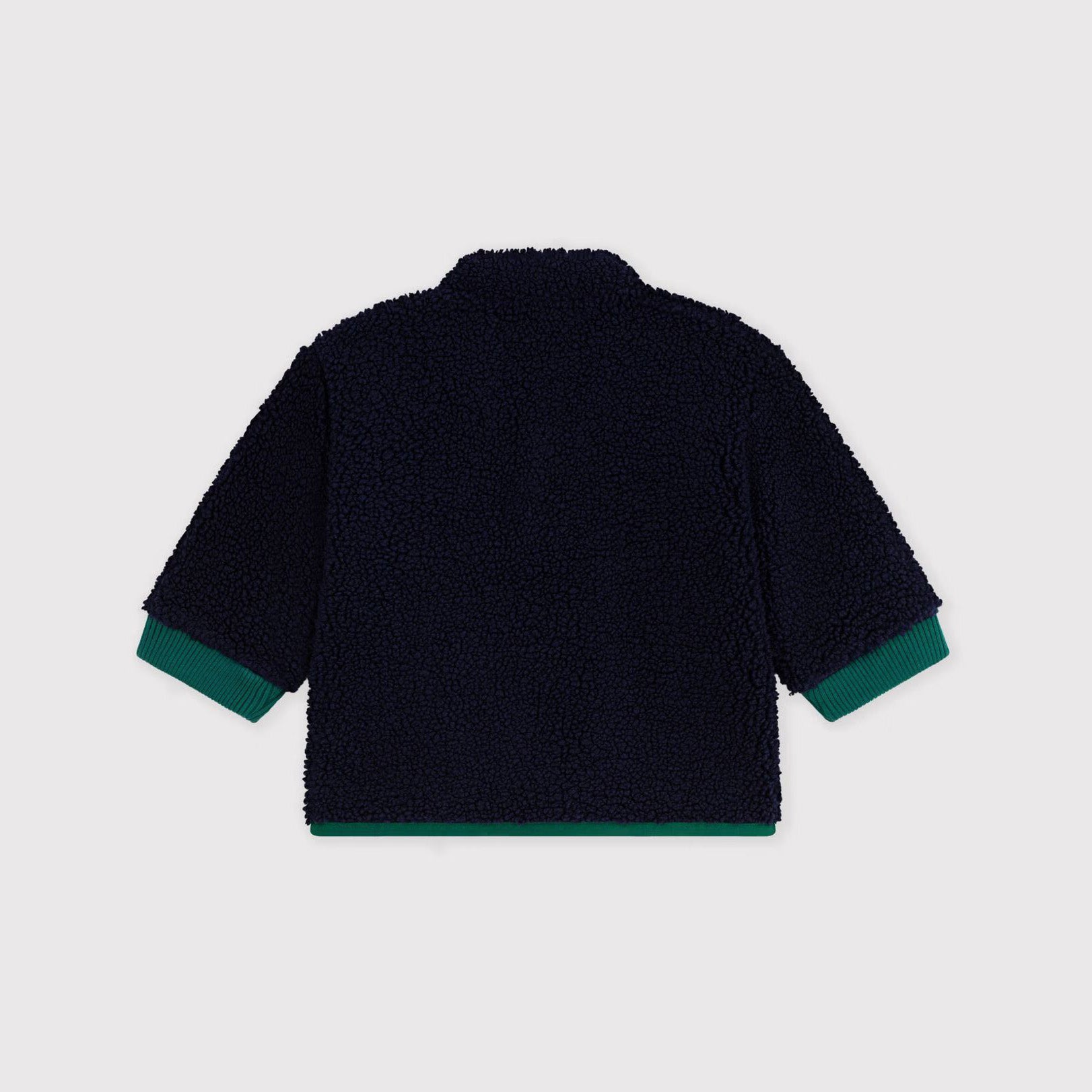 Petit Bateau-Baby Boys Veste Sherpa Smoking/Multico
