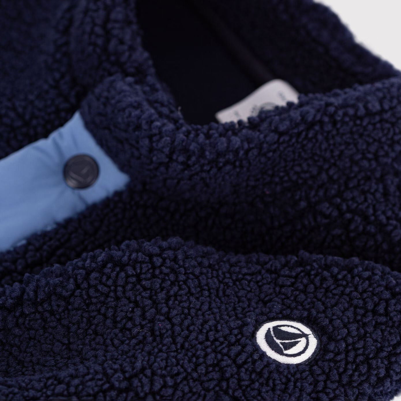 Petit Bateau-Baby Boys Veste Sherpa Smoking/Multico