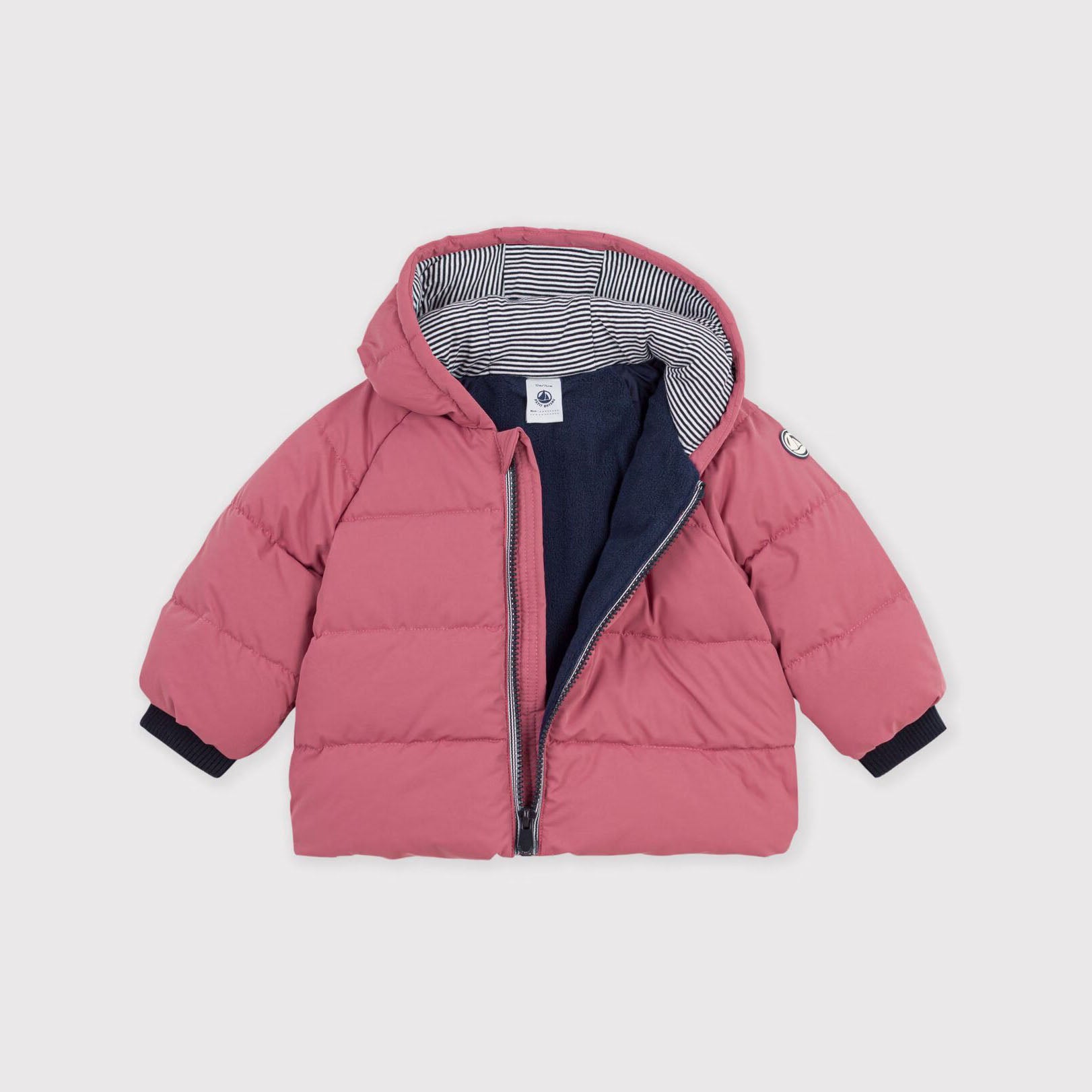 Petit Bateau-Baby Girls Doudoune New Cheek