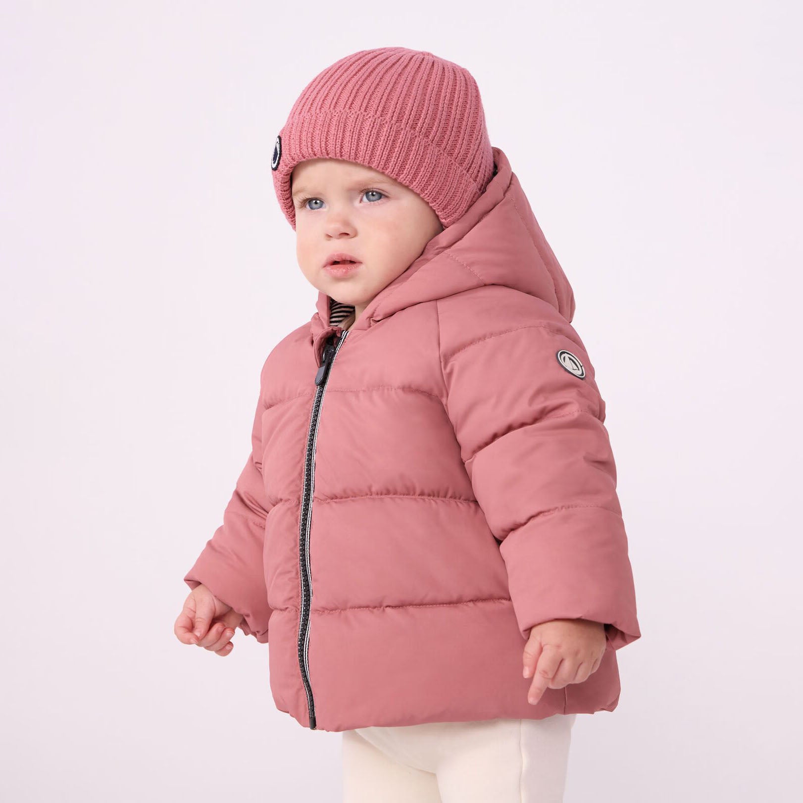 Petit Bateau-Baby Girls Doudoune New Cheek