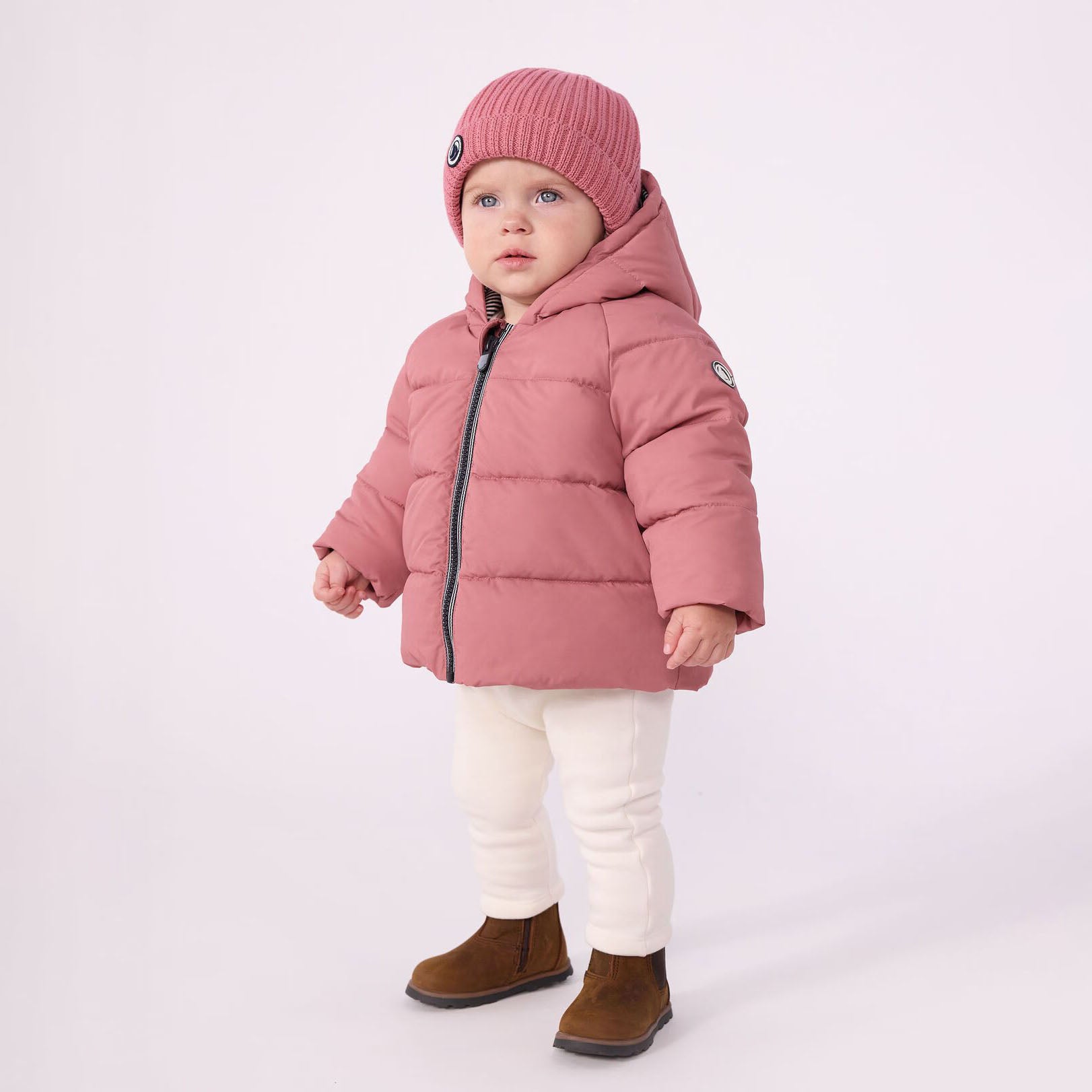 Petit Bateau-Baby Girls Doudoune New Cheek