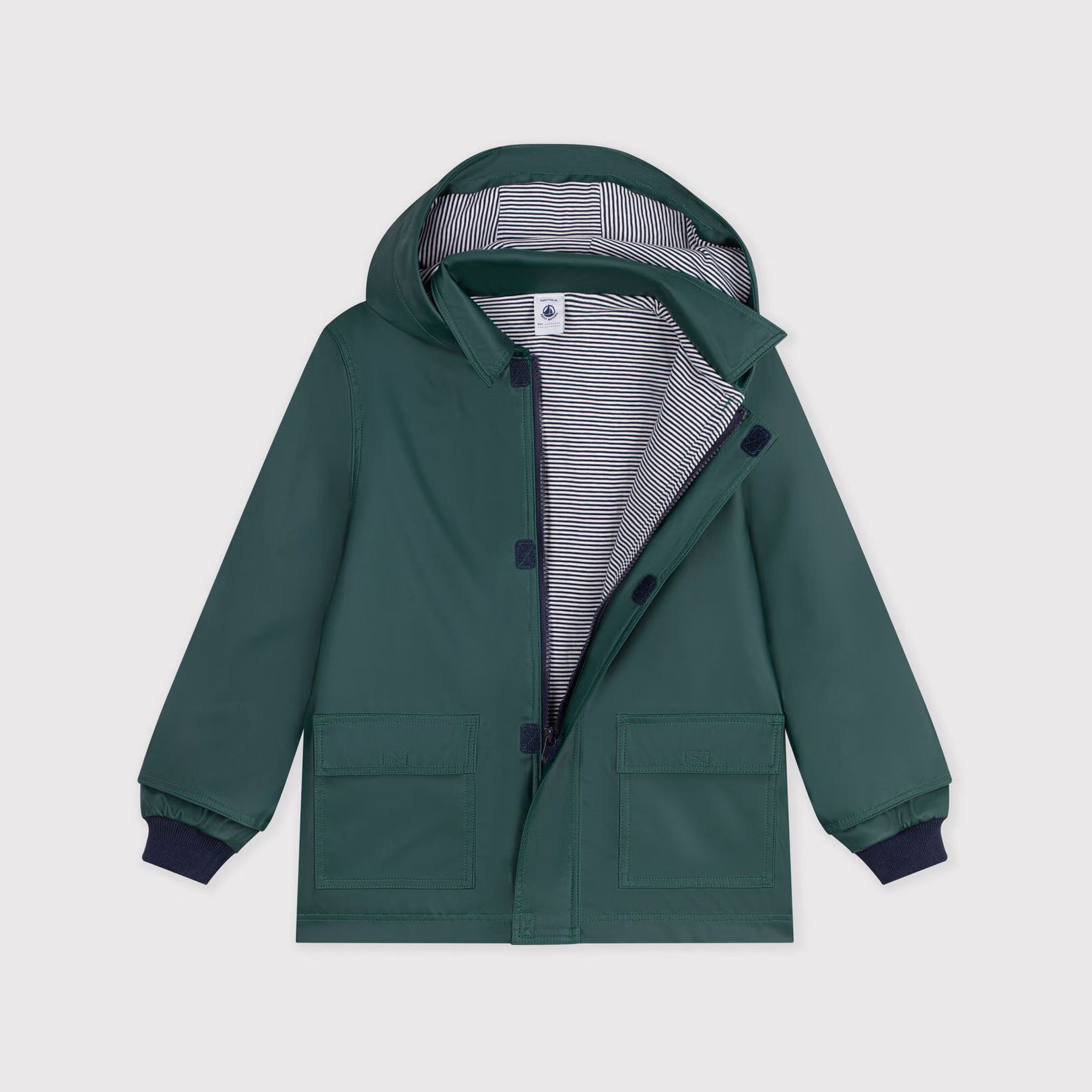 Petit Bateau-Boys plain iconic raincoat