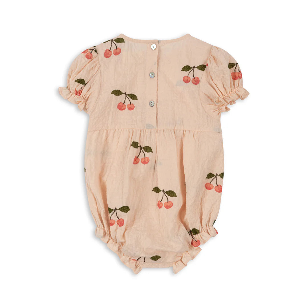 VIDA PUFF SLEEVE ROMPER GOTS