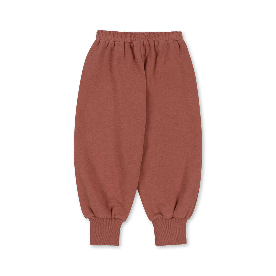 LOUPY LOU SWEAT PANTS GOTS-CANYON ROSE