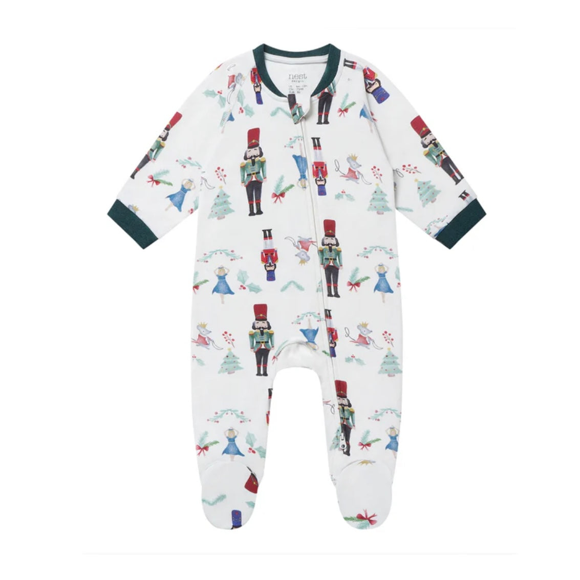 Nest Designs-Long Sleeve Footed Sleeper Nutcracker