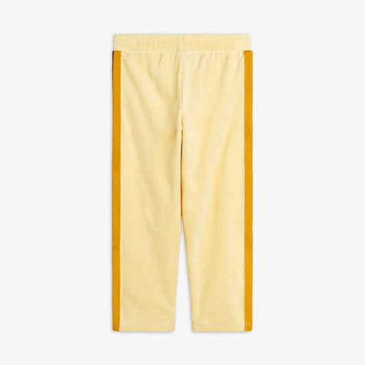 Tennis emb terry trousers-Yellow