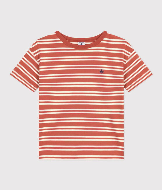 BOYS' STRIPY JERSEY T-SHIRT