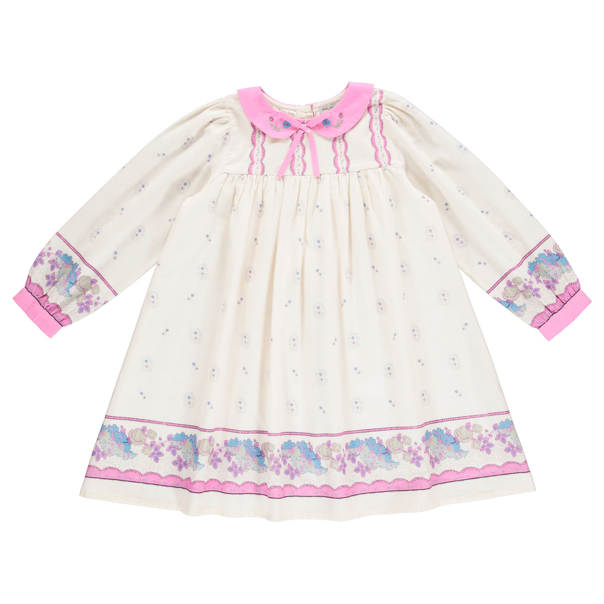 Bebe Organic-Ada Girls Dress Nostalgic Florals