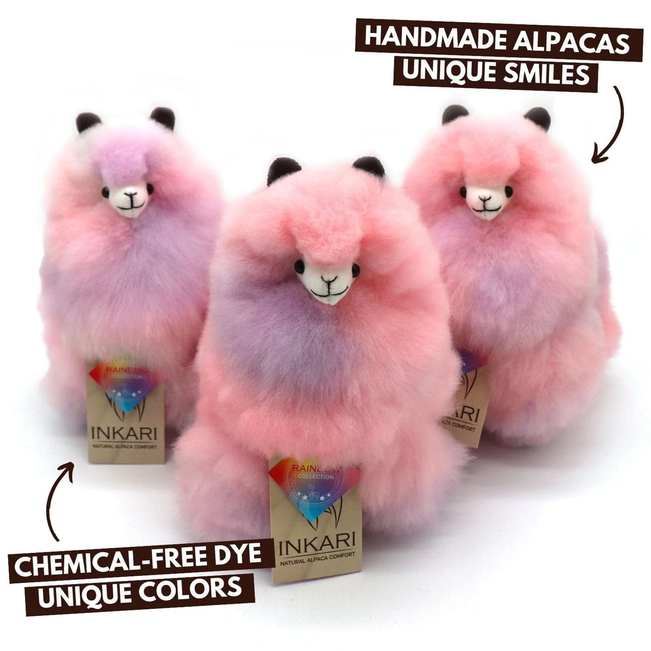 Inkari-Rainbows Alpaca Toy Small 23cm Lotus