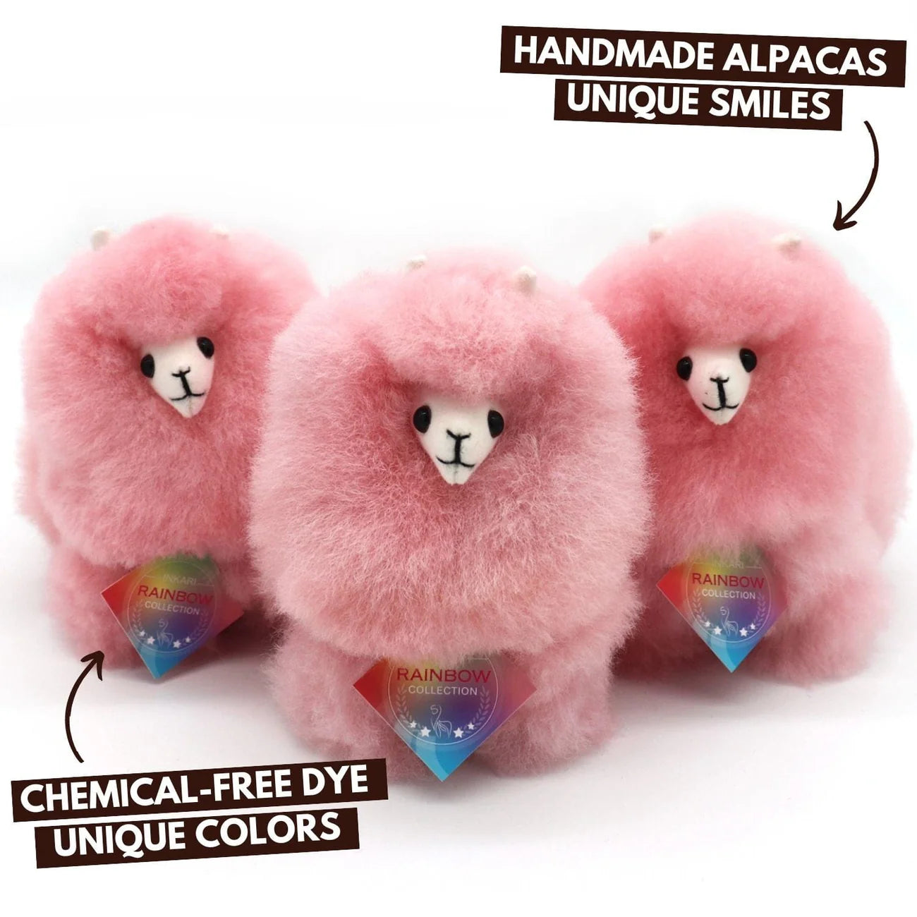 Inkari-Rainbows-Alpaca Cotton Candy 15cm