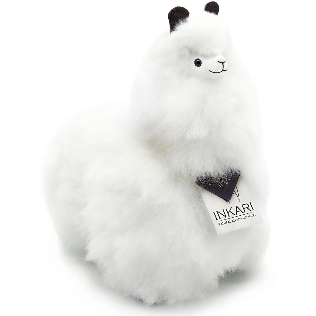 Inkari-Naturals-Alpaca Toy Medium Ivory White