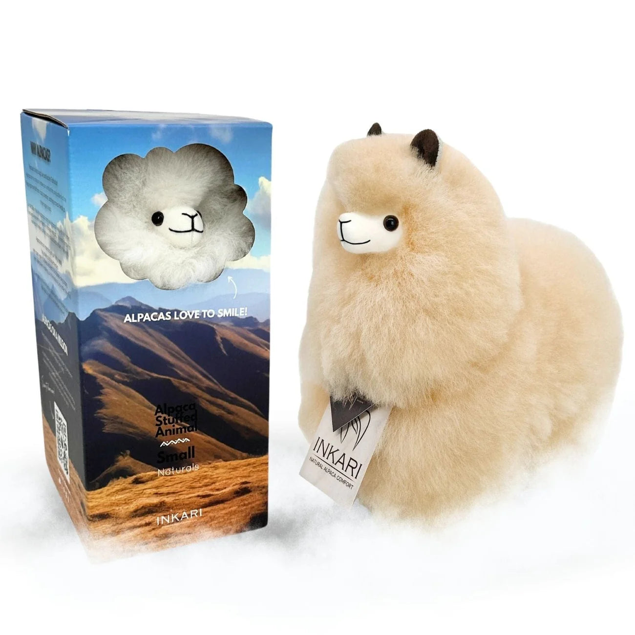 Inkari-Naturals-Alpaca Toy Small Beige Blond