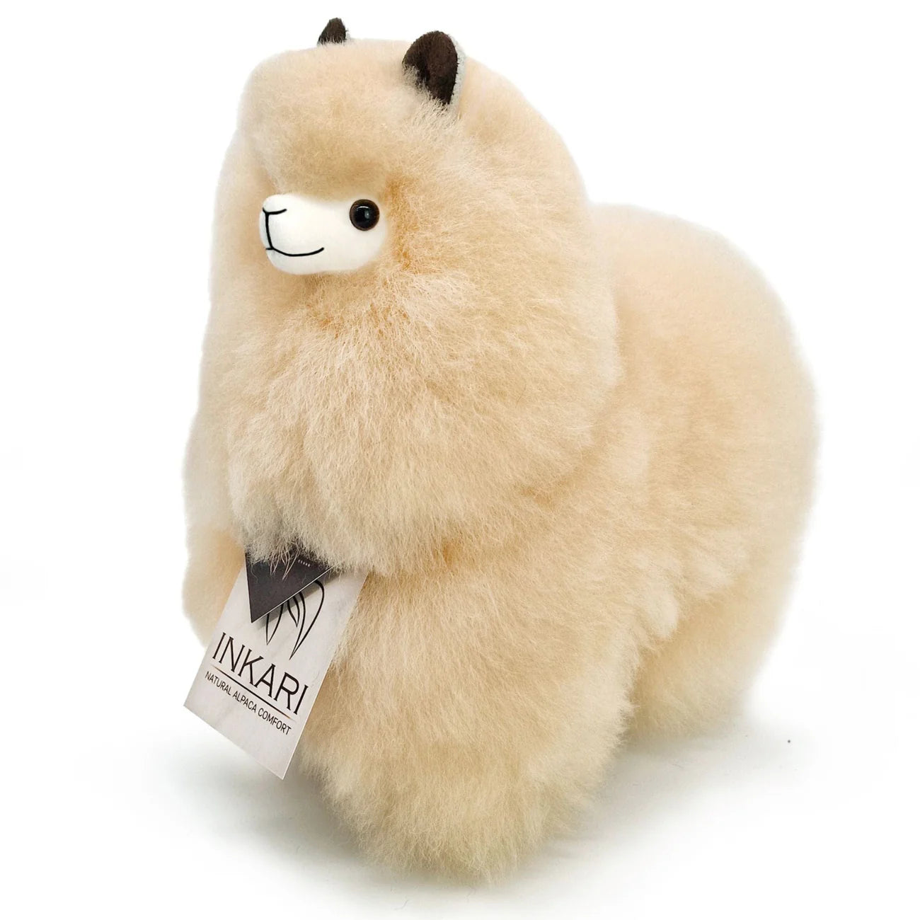 Inkari-Naturals-Alpaca Toy Small Beige Blond