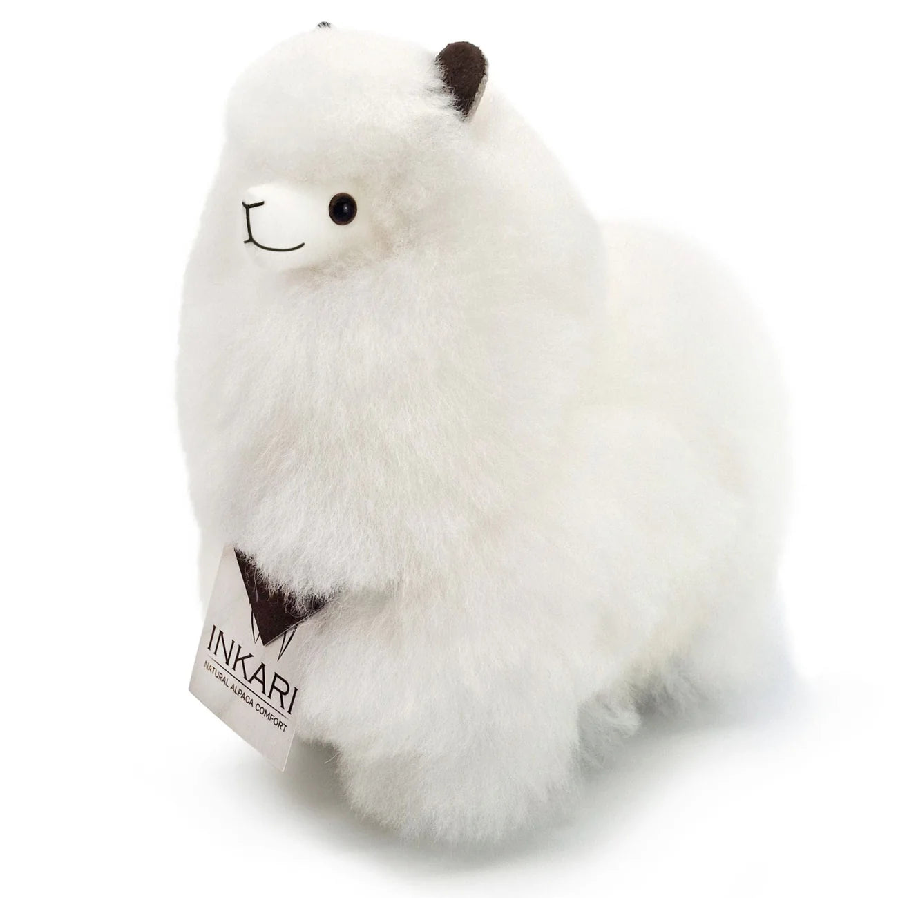 Inkari-Naturals-Alpaca Toy Small Ivory White