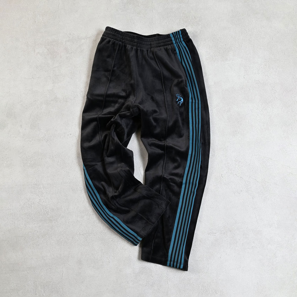 Markey's-Velour Track Pants Black