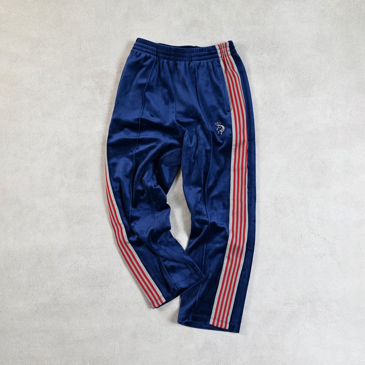Markey's-Velour Track Pants Navy