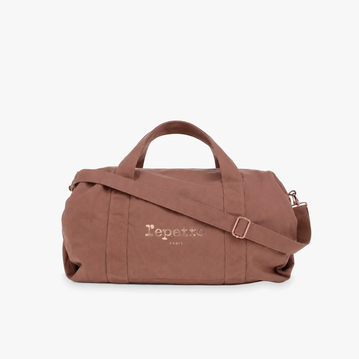 Repetto-Large Duffle Bag With Shoulder Strap Moka