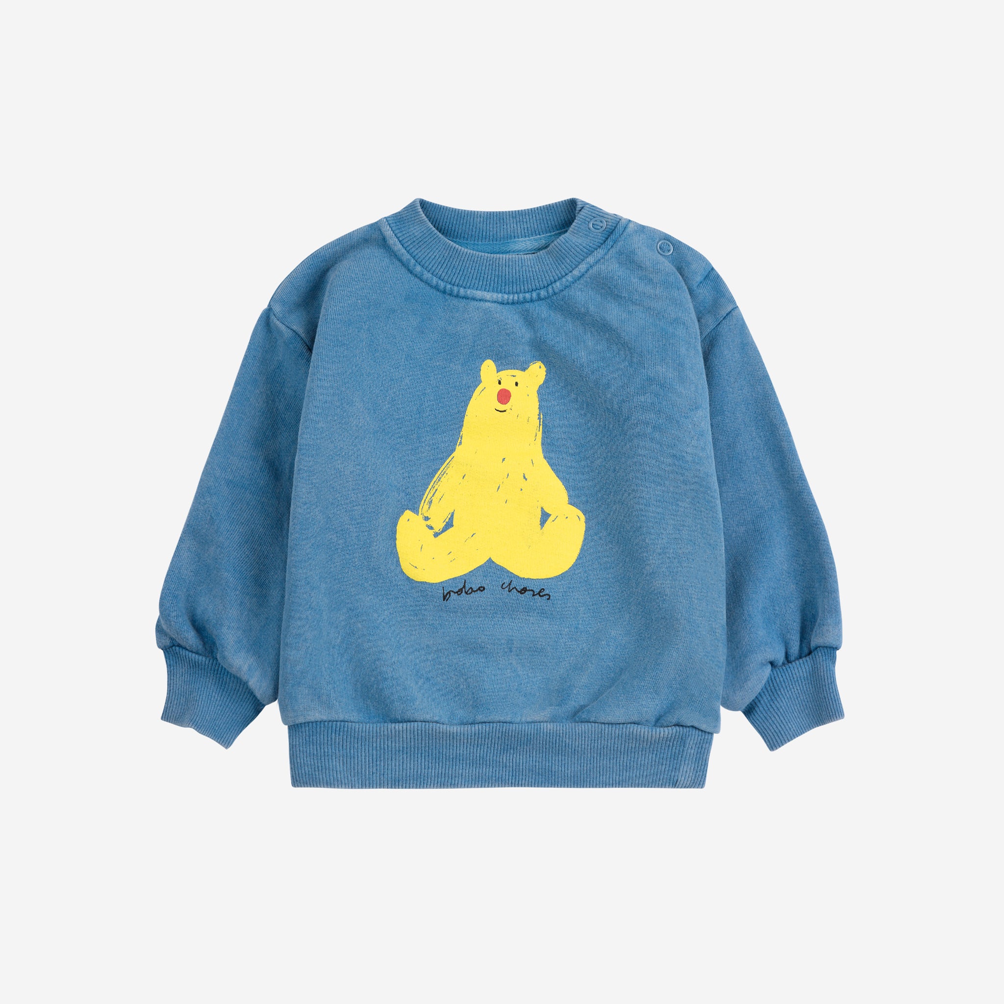 Blue Cotton Hug Me Bear Sweatshirt