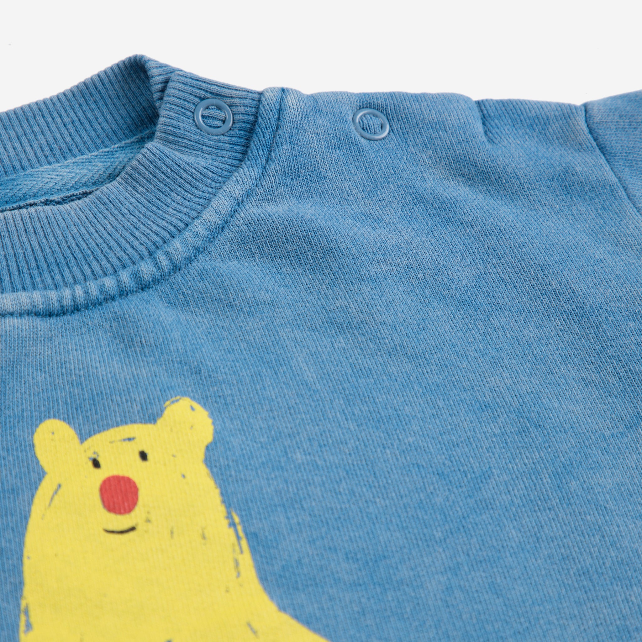 Blue Cotton Hug Me Bear Sweatshirt