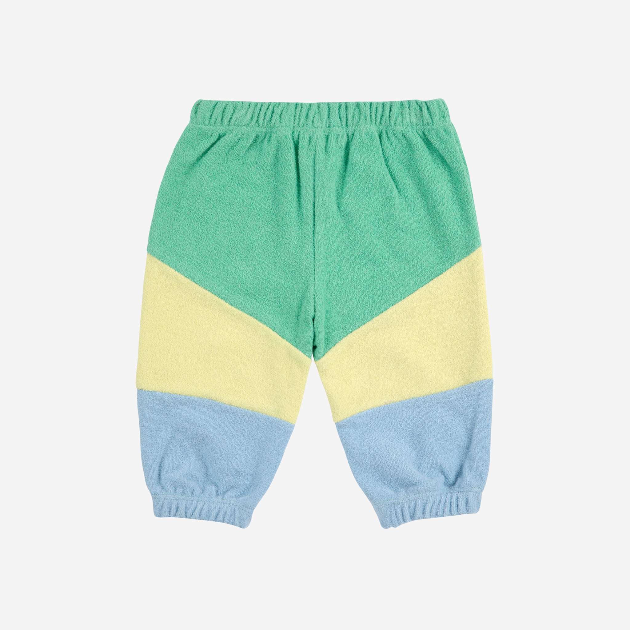 Baby Green Color Block Jogging Pants