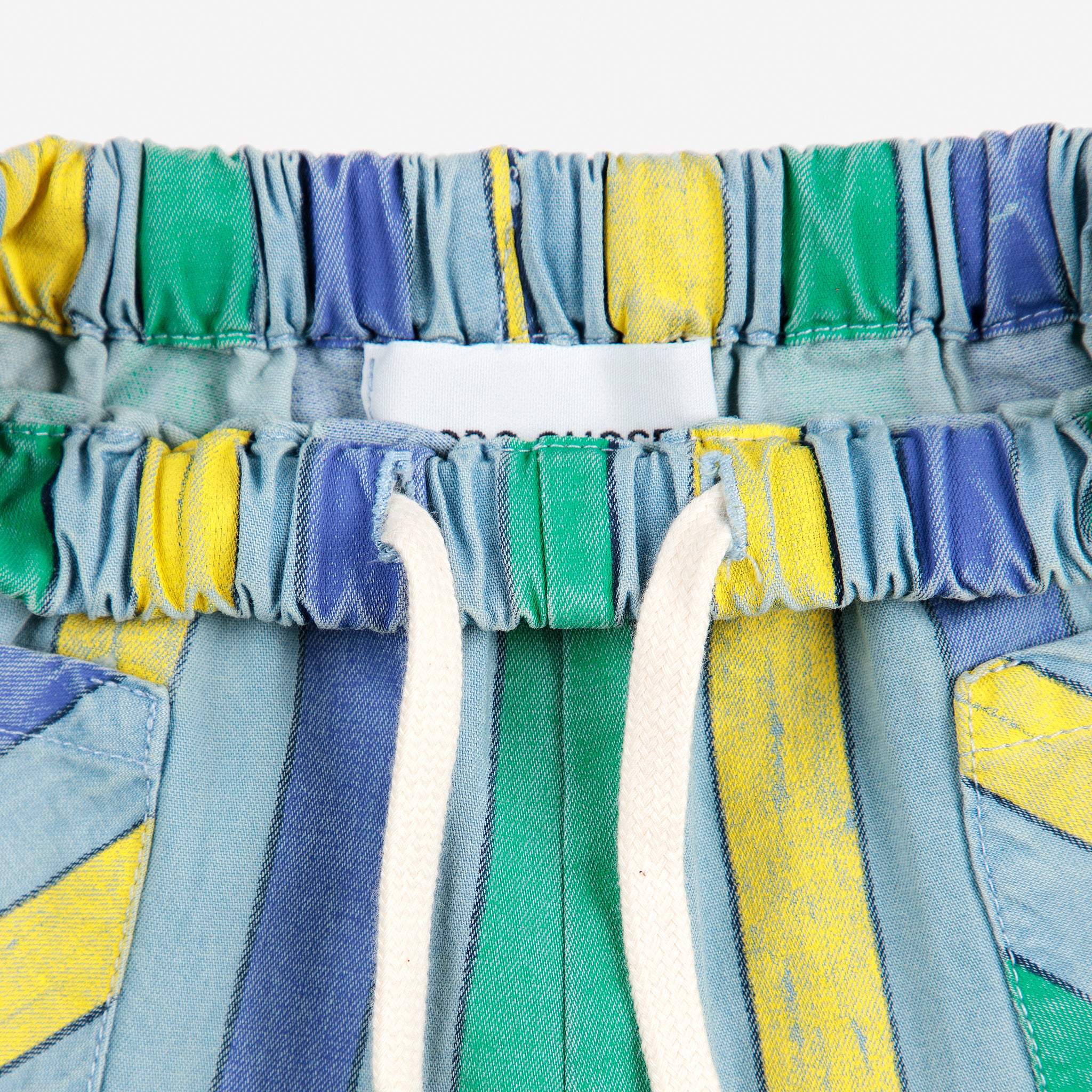 Baby Multicolor Stripes Denim Pants