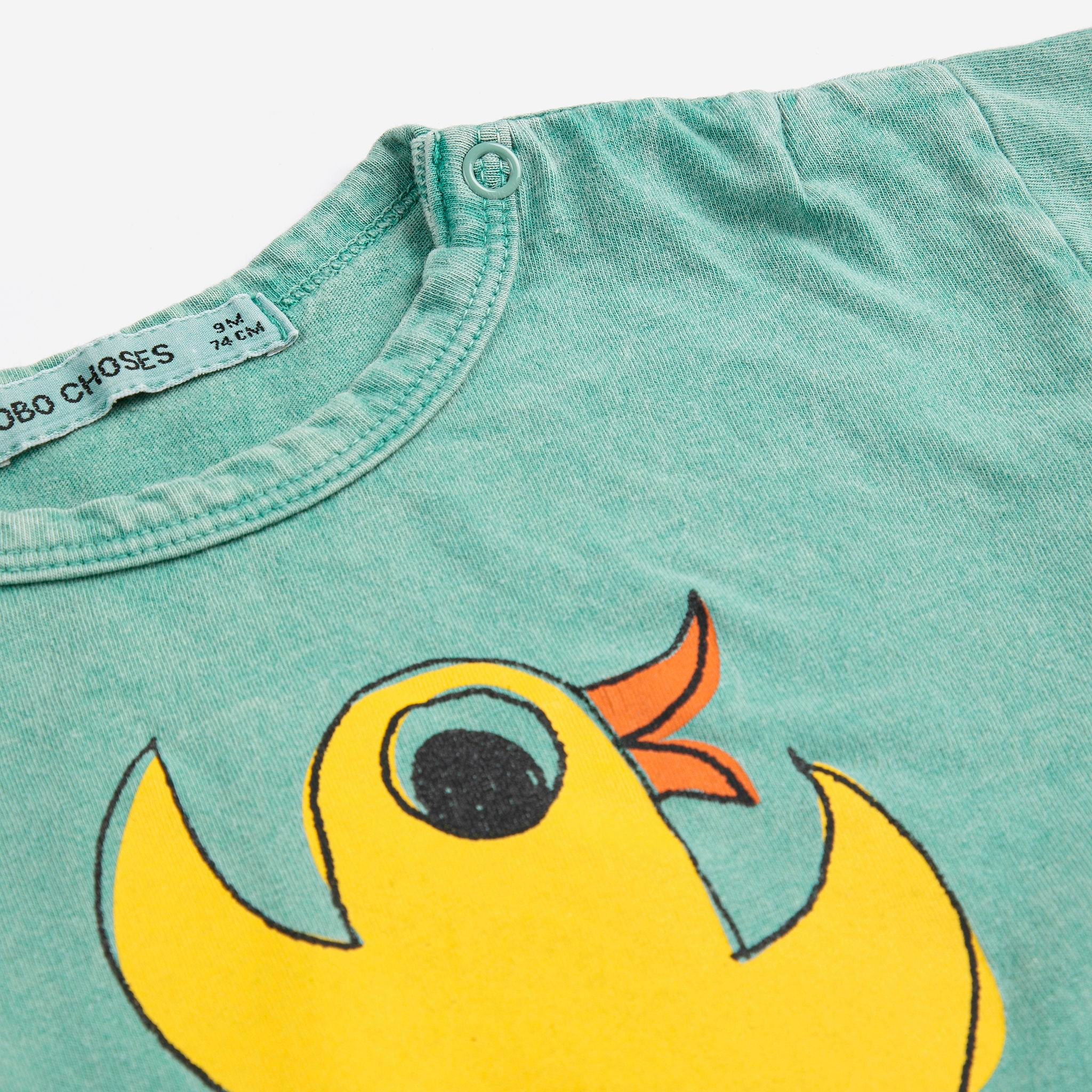 Bobo Choses-Baby Flying Oranges T-Shirt Green
