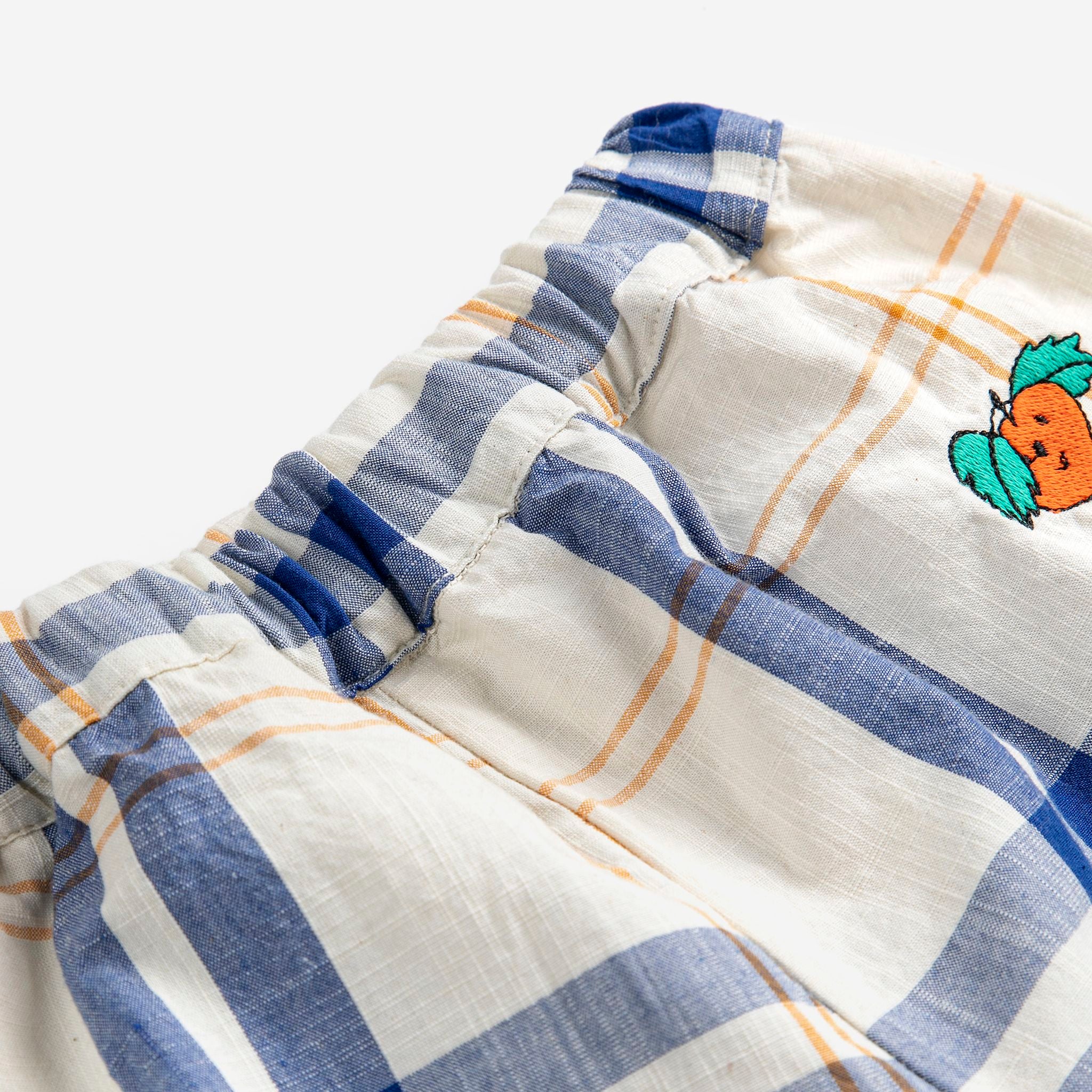 Bobo Choses-Baby Fun Tartan Woven Pants Multicolor