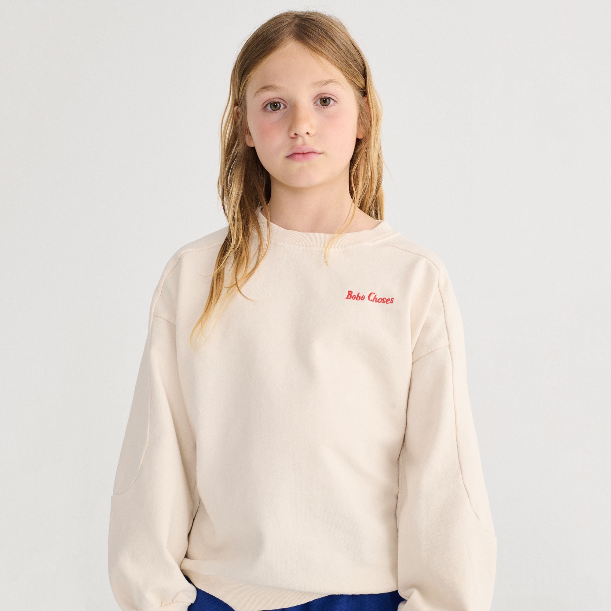 Bobo Choses-Kid Pickles Is At Home Sweatshirt Offwhite
