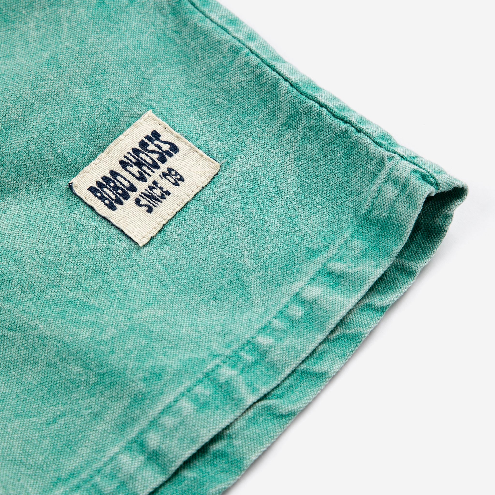 Bobo Choses-Kid Bobo Choses Since 09 Woven Bermuda Shorts Green
