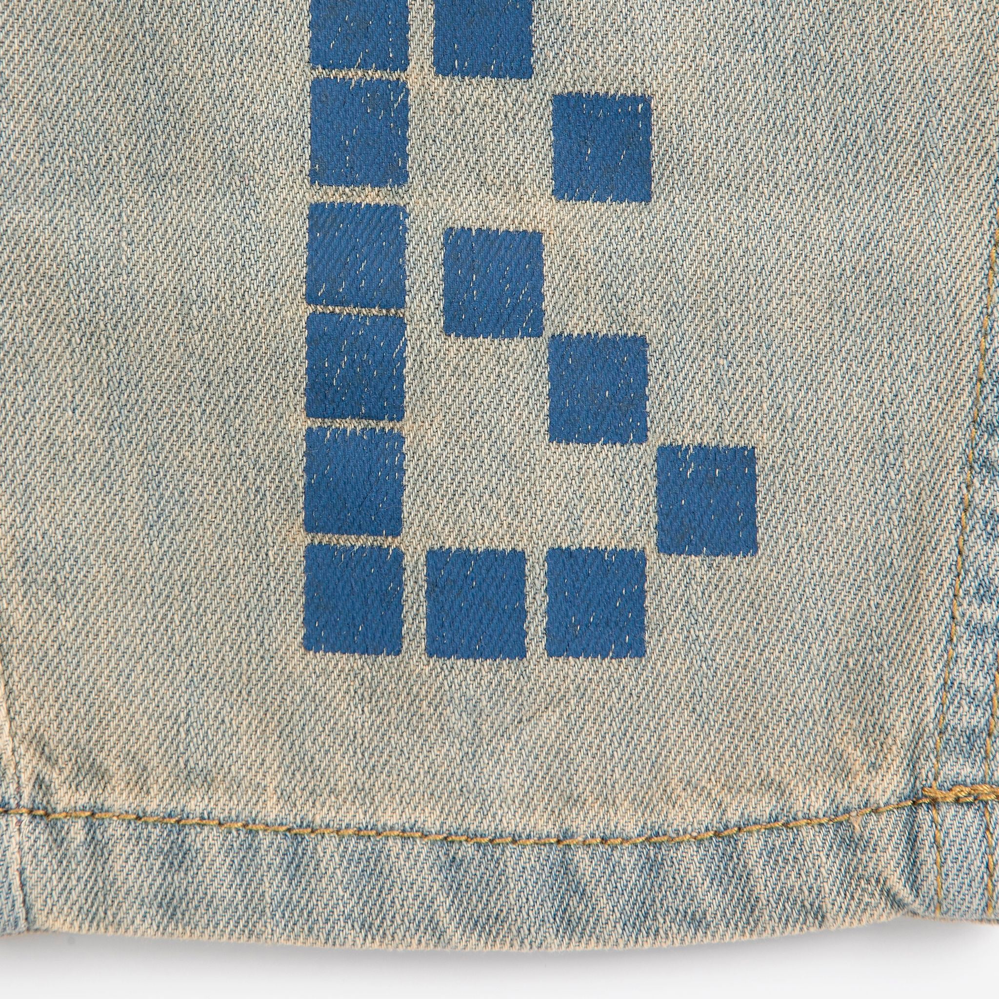Bobo Choses-Kid Square Bobo Choses Denim Pants Prussian Blue