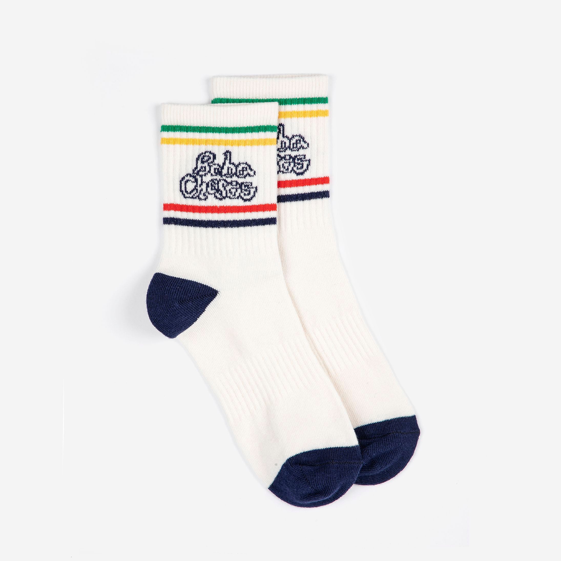 Bobo Choses-Kid Bobo Choses By Hand Short Socks Offwhite