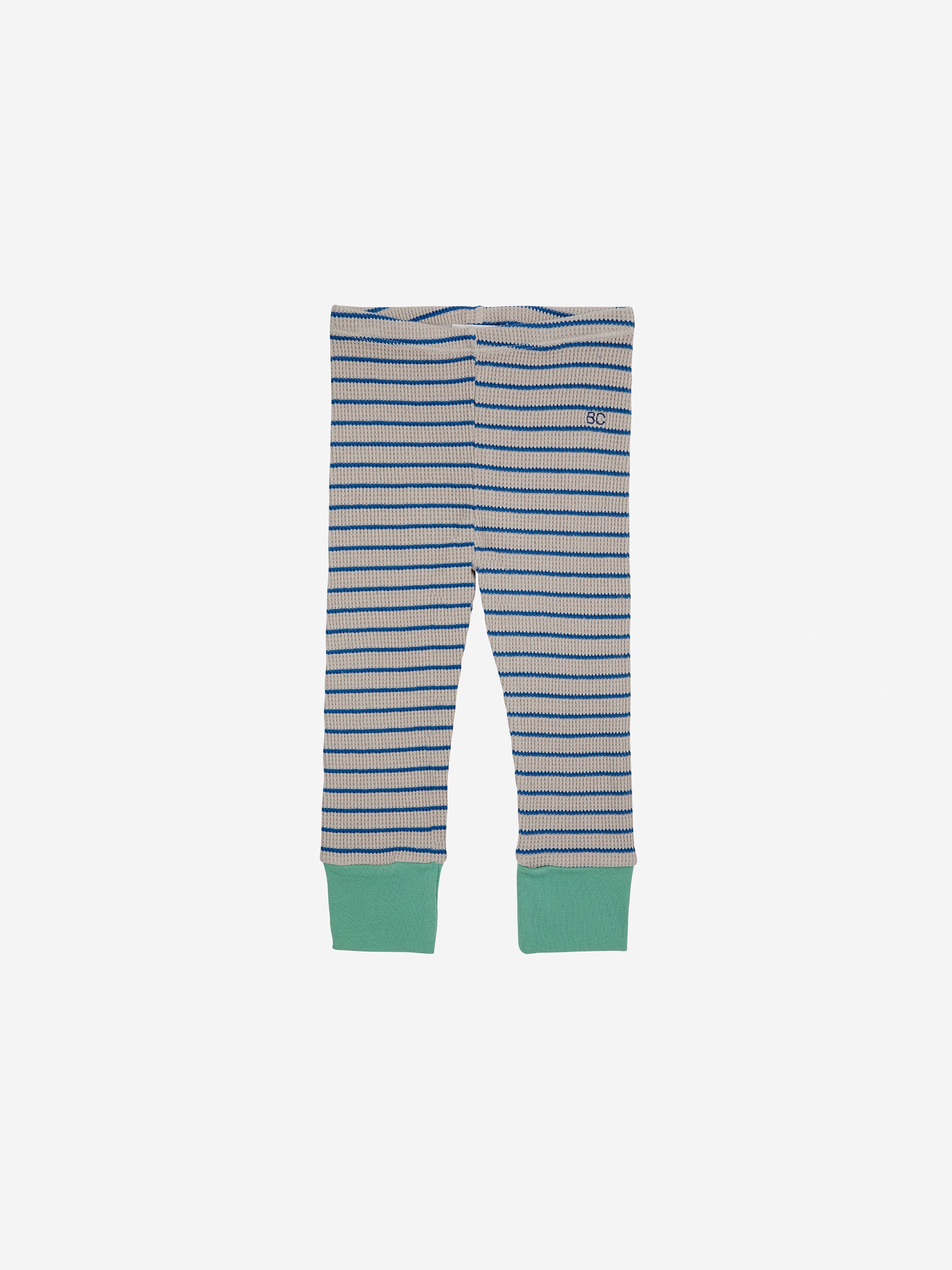 Baby Stripes waffle leggings