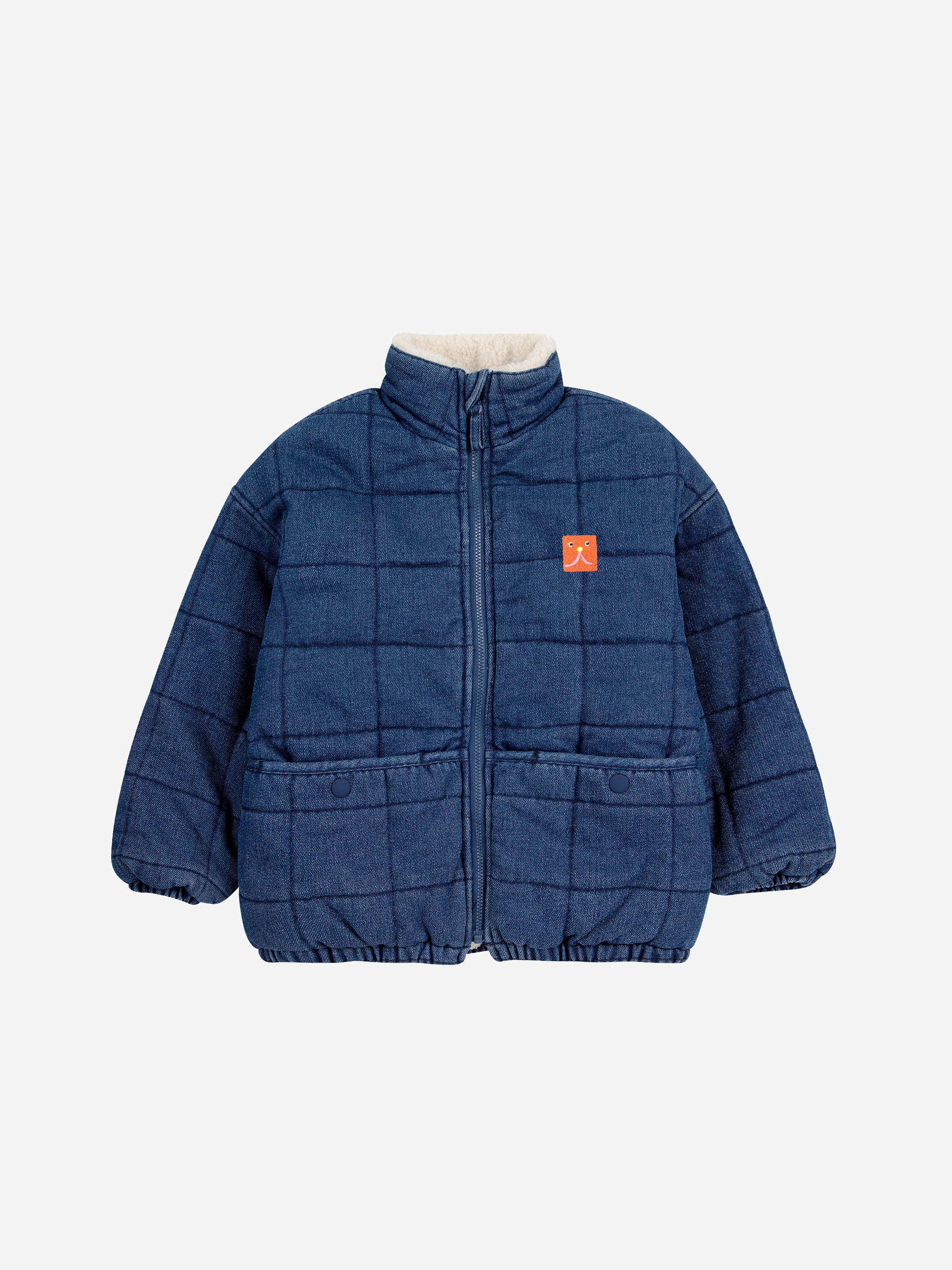 B.C Vintage denim quilted jacket