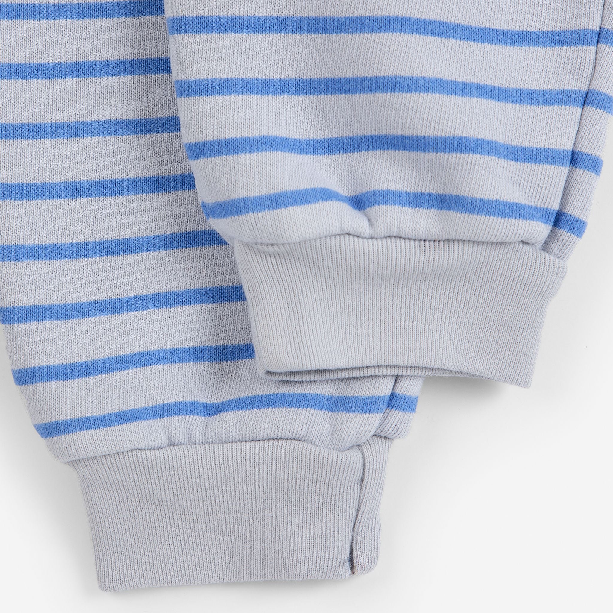 Bobo Choses-Baby Bobo Choses Stripes Jogging Pants Light Heather Grey
