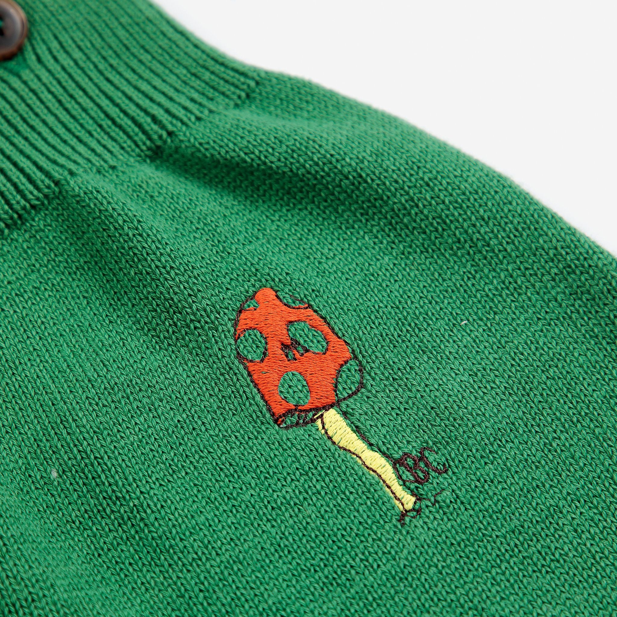 Bobo Choses-Baby Mush Monster Knitted Overall Green
